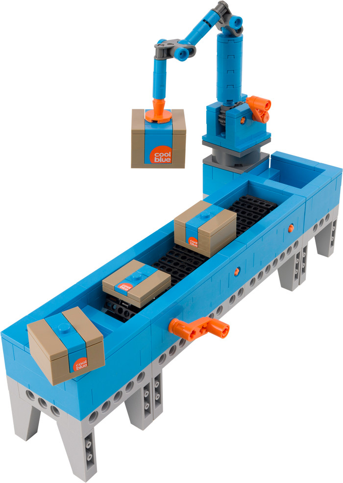 Coolblue Roboter-Bausatz oberseite