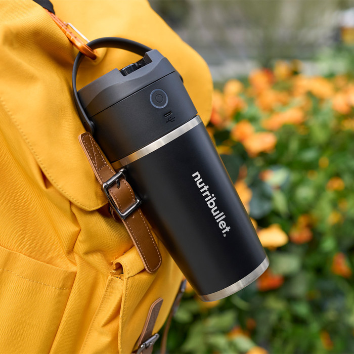 nutribullet Flip Stainless Steel Black produkt in gebrauch