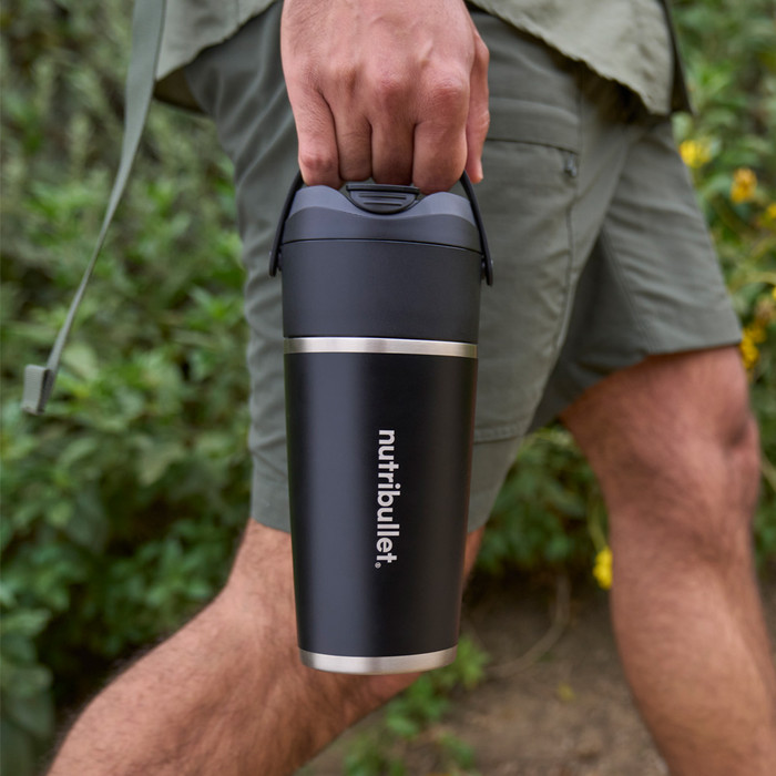 nutribullet Flip Stainless Steel Black produkt in gebrauch