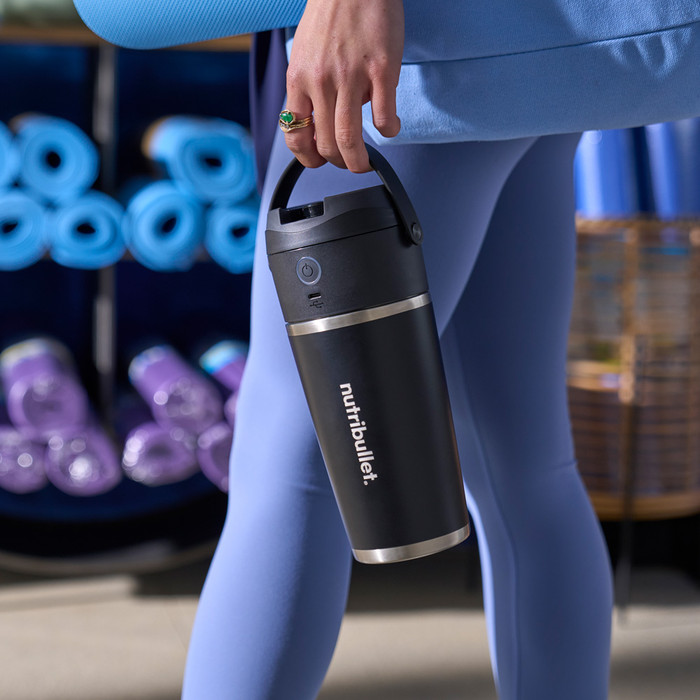 nutribullet Flip Stainless Steel Black produkt in gebrauch