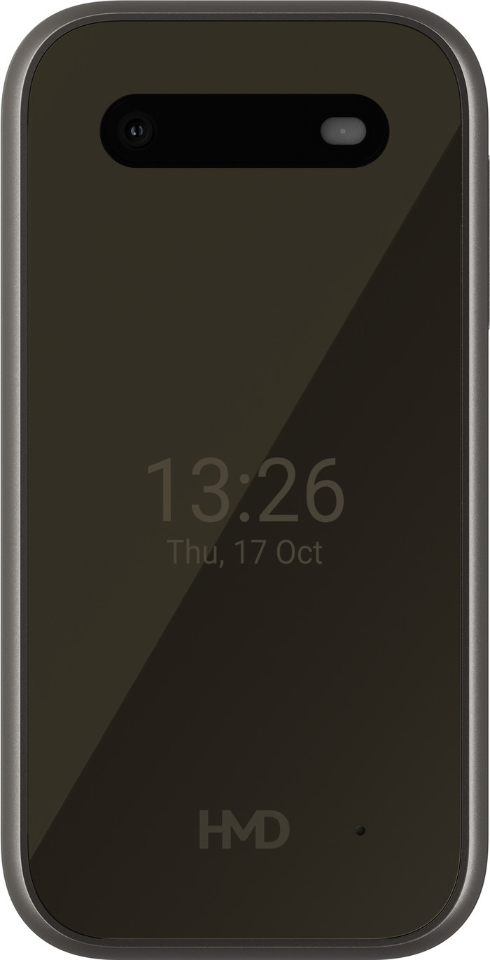 HMD 2660 Flip 128MB Schwarz vorne