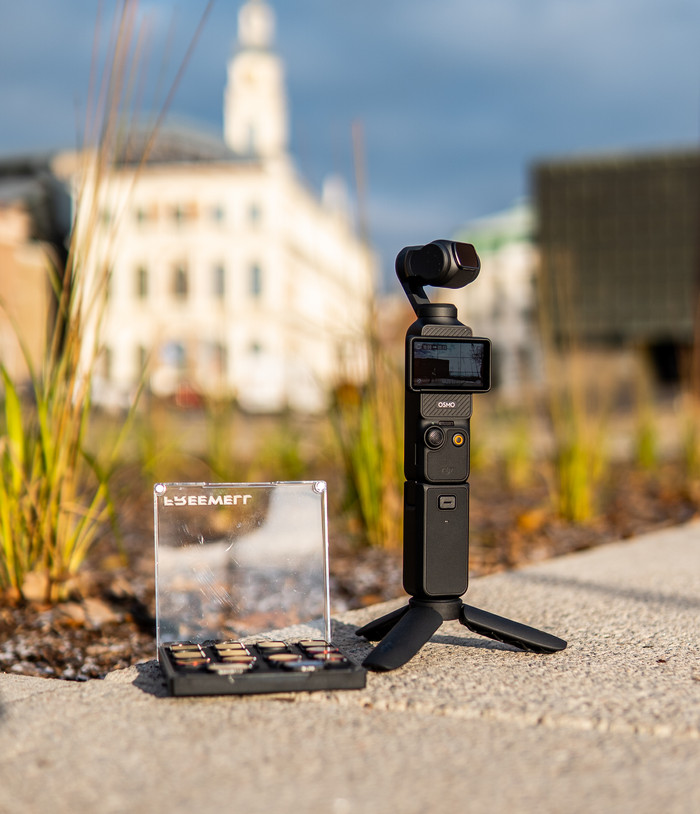 Freewell DJI Osmo Pocket 3 Filters Mega Kit 14-pack product in use