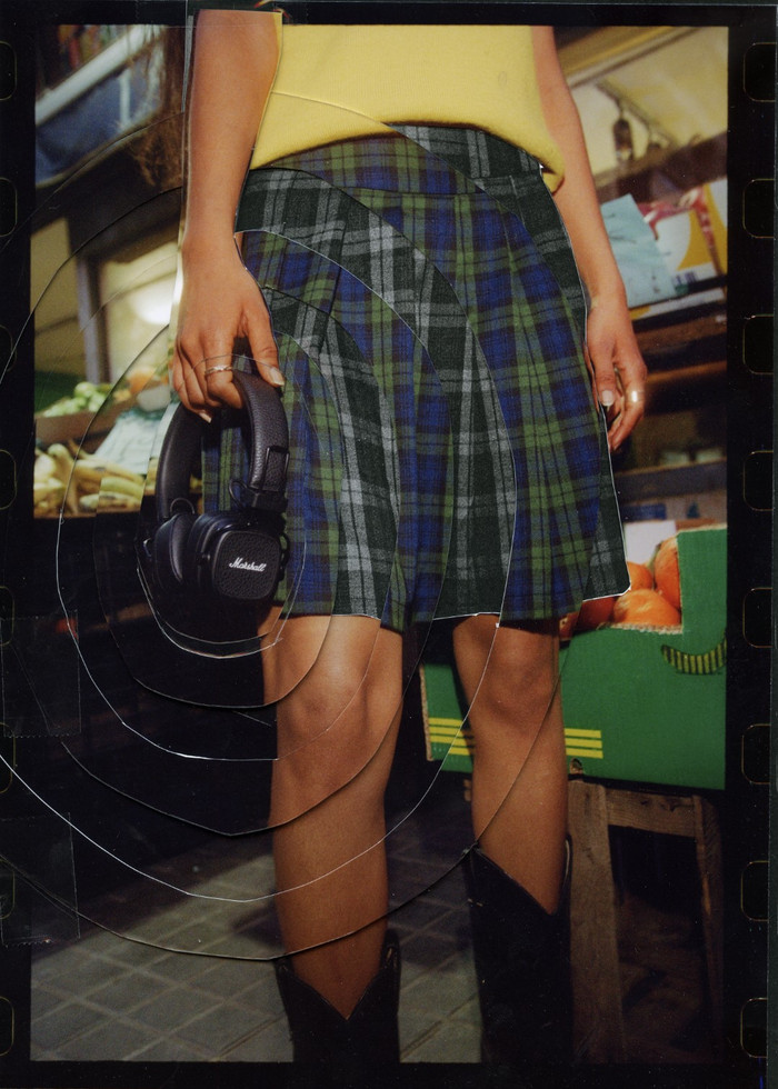 Marshall Major V Schwarz produkt in gebrauch