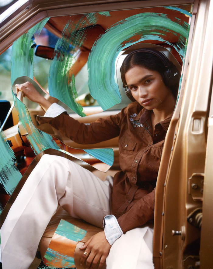 Marshall Major V Braun produkt in gebrauch