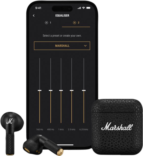 Marshall Minor IV TW Black detail