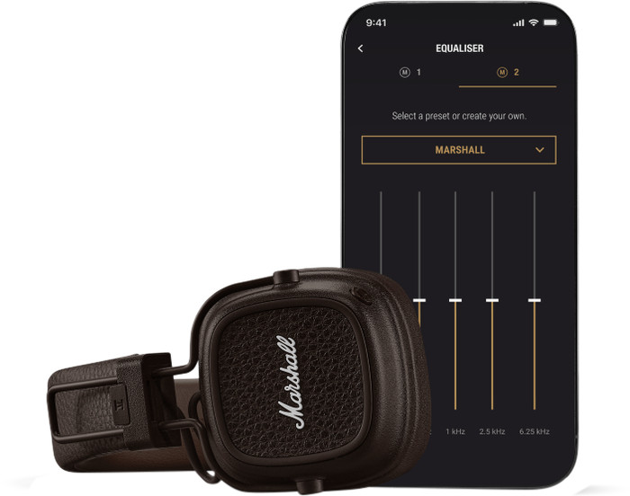 Marshall Major V Braun detail