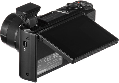 Canon PowerShot SX740HS Lite Black back