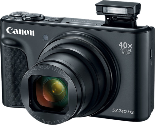 Canon PowerShot SX740HS Lite Black right side