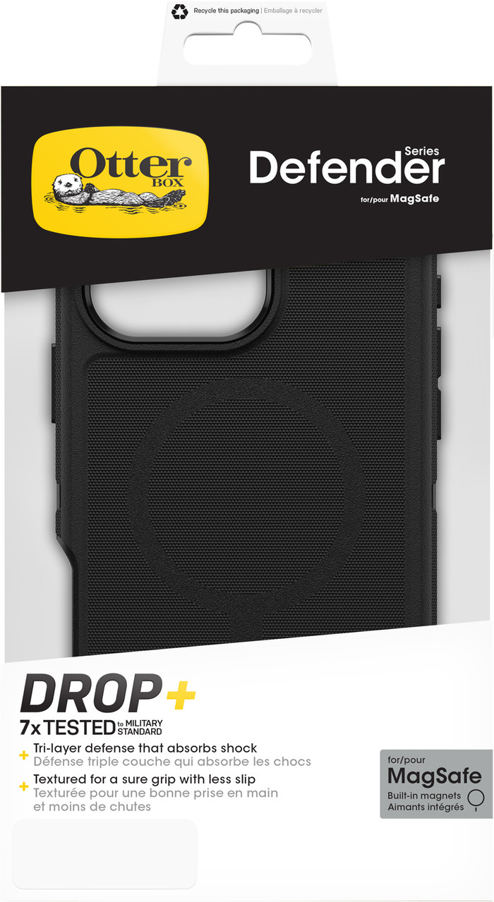 Otterbox Defender Apple iPhone 16 Pro Max Backcover Schwarz verpackung