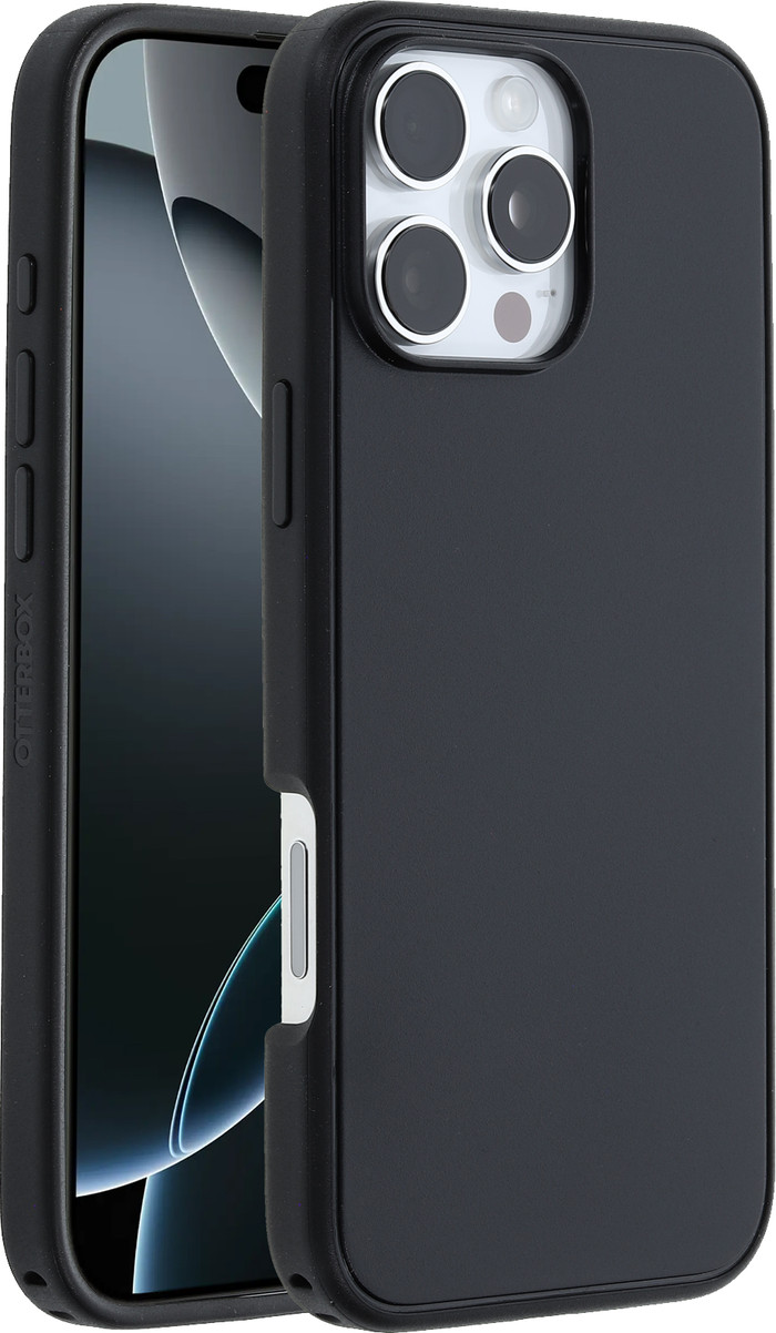 OtterBox Symmetry Apple iPhone 16 Pro Max Back Cover Black with MagSafe right side