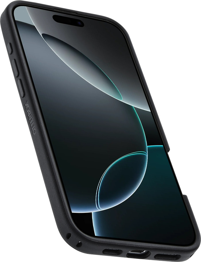 OtterBox Symmetry Apple iPhone 16 Pro Max Back Cover Black with MagSafe bottom