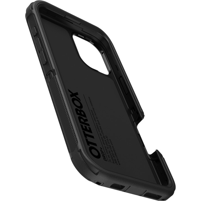 OtterBox Defender Apple iPhone 16 Plus Back Cover Black left side