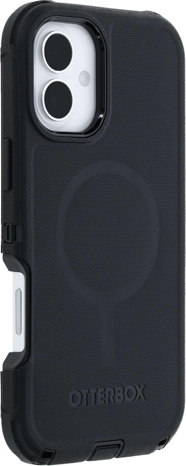 OtterBox Defender Apple iPhone 16 Plus Back Cover Black right side