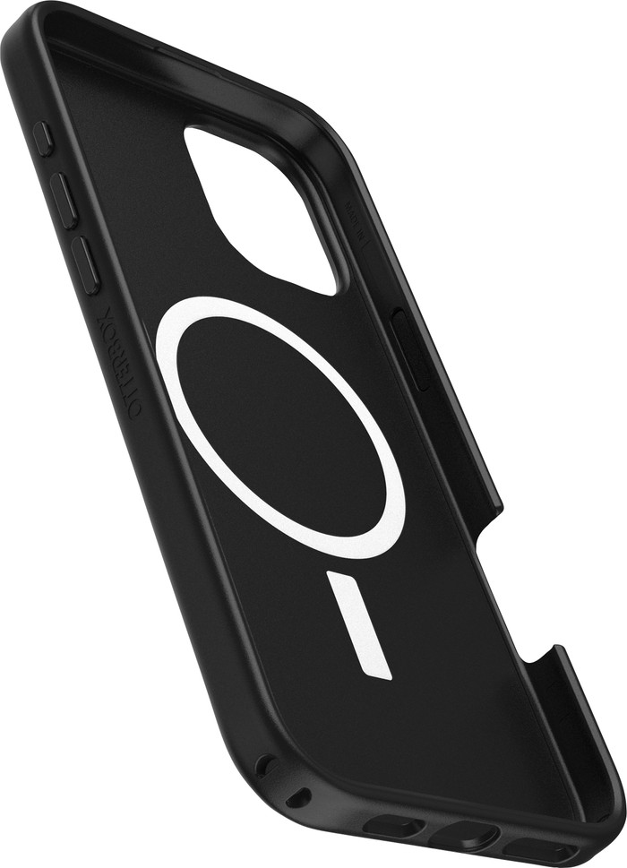 Otterbox Symmetry Apple iPhone 16 Plus Backcover Schwarz mit MagSafe linke seite
