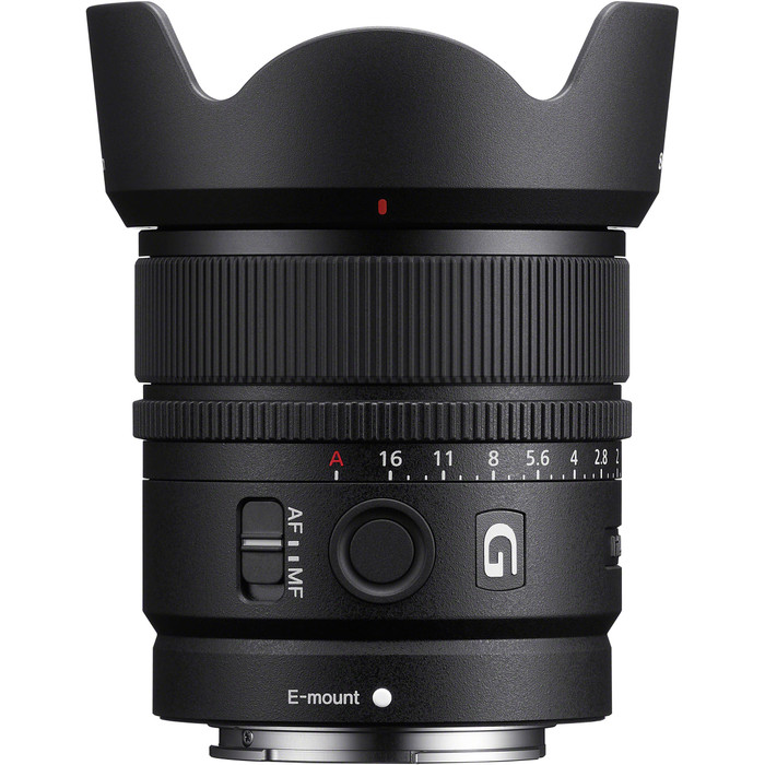 Sony E 15mm F1.4 G vorne