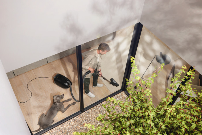 Miele Guard M1 Cat & Dog produkt in gebrauch