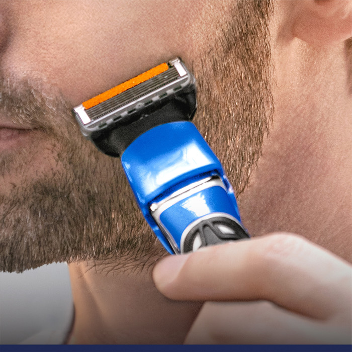 Gillette All In One produkt in gebrauch