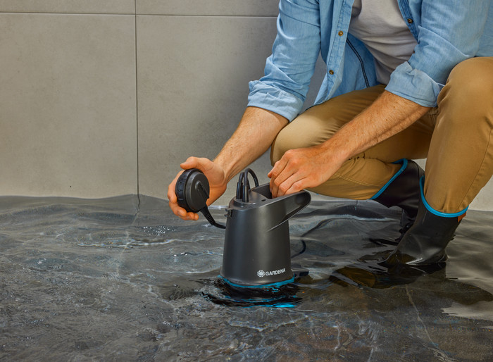 Gardena Tauchpumpe 20000 Basic produkt in gebrauch