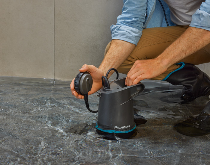 Gardena Tauchpumpe 20000 Basic produkt in gebrauch