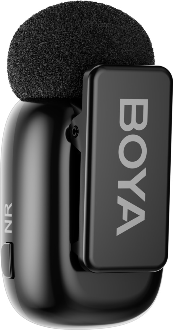 Boya Mini Ultra-Mini Schwarz (USB-C) rückseite