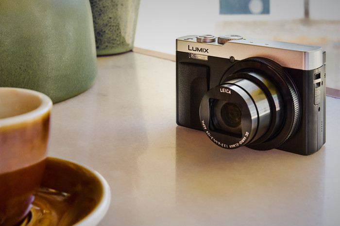 Panasonic LUMIX DC-TZ99E Silver product in use