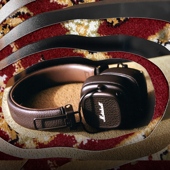 Marshall Major V Braun produkt in gebrauch