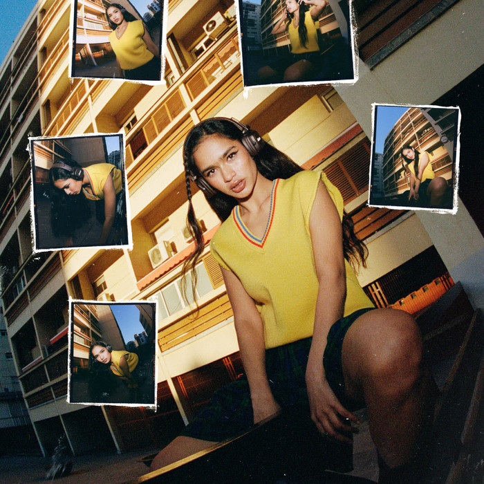 Marshall Major V Braun produkt in gebrauch