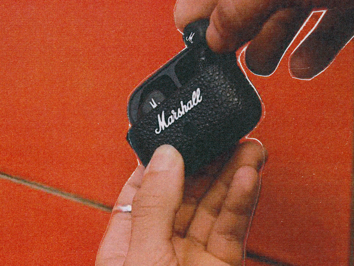 Marshall Motif II TW ANC Schwarz produkt in gebrauch