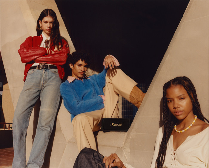 Marshall Middleton Black & Brass produkt in gebrauch