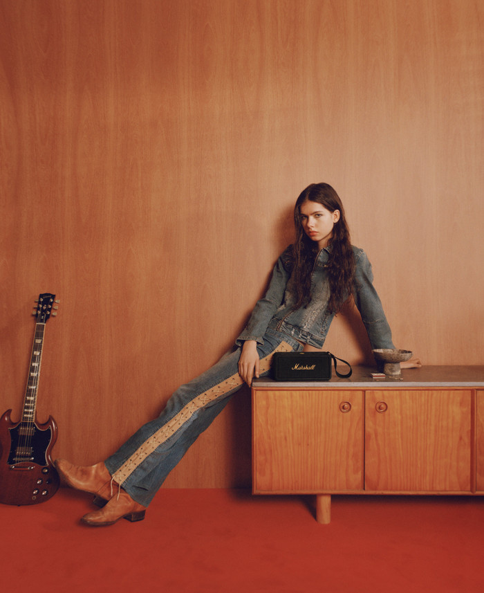 Marshall Middleton Black & Brass produkt in gebrauch