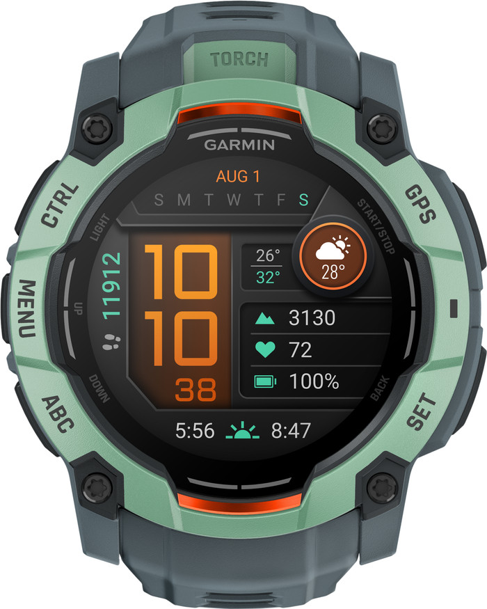 Garmin Instinct 3 50 mm Grün vorne