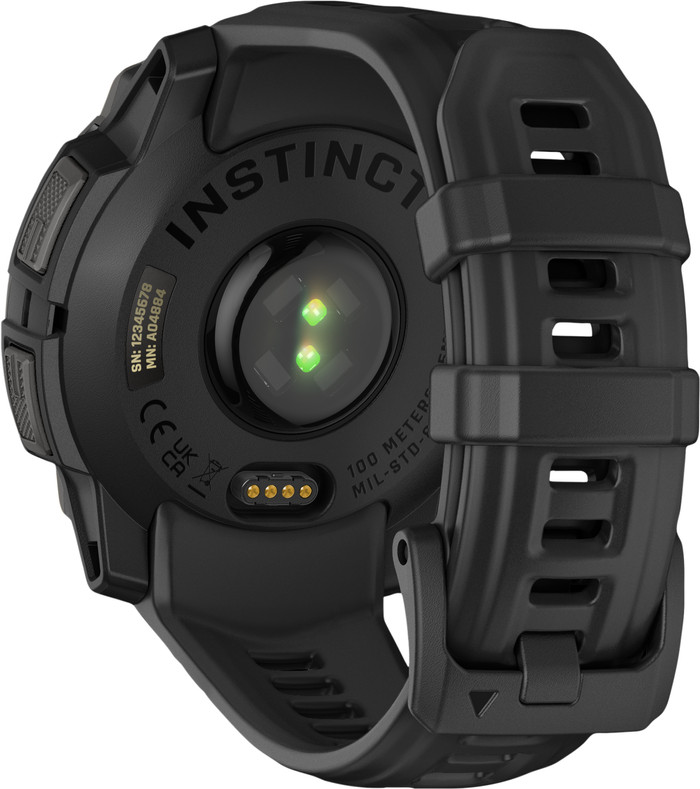 Garmin Instinct 3 45 mm Schwarz rückseite