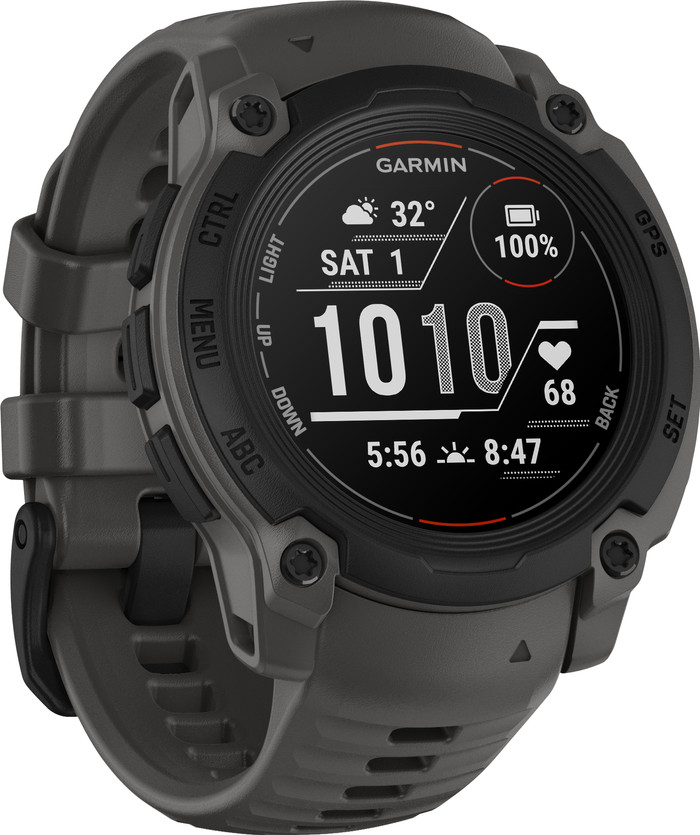 Garmin Instinct E 40 mm Schwarz/Grau linke seite