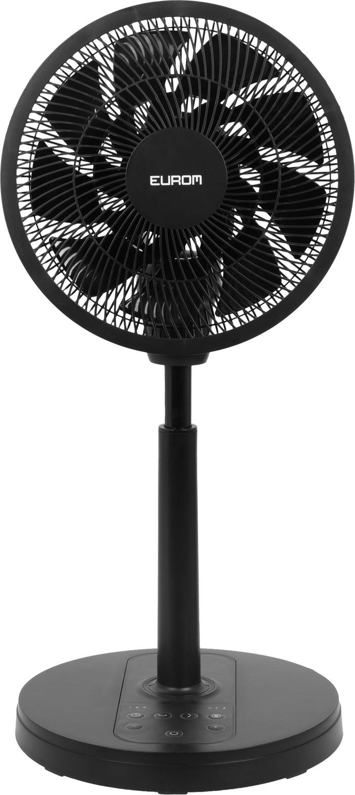 Eurom The Silent Vento 3DS Schwarz vorne