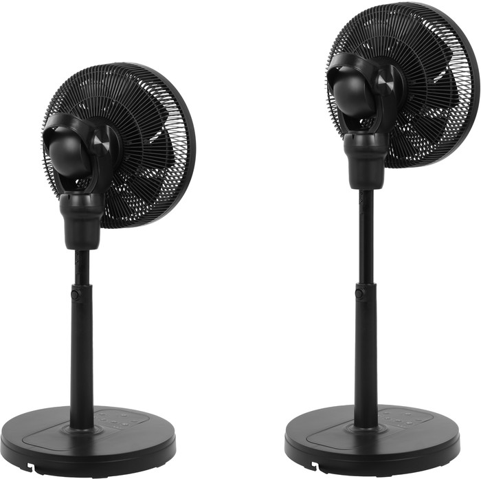 Eurom The Silent Vento 3DS Schwarz rückseite