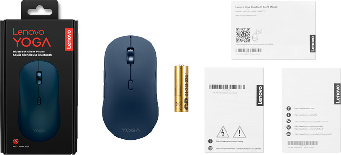 Lenovo Yoga Bluetooth Leise Maus Cosmic Blue zubehör