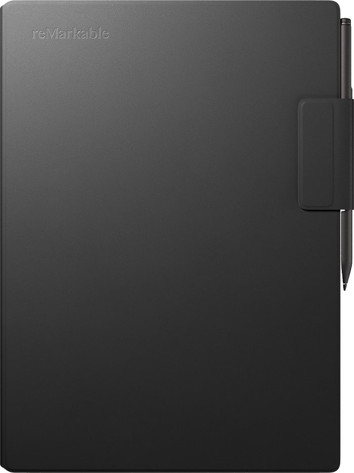 reMarkable Paper Pro Book Folio Black Leather front