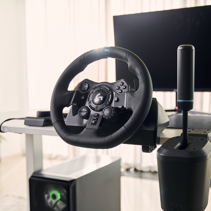 Logitech G Racing Adapter produkt in gebrauch