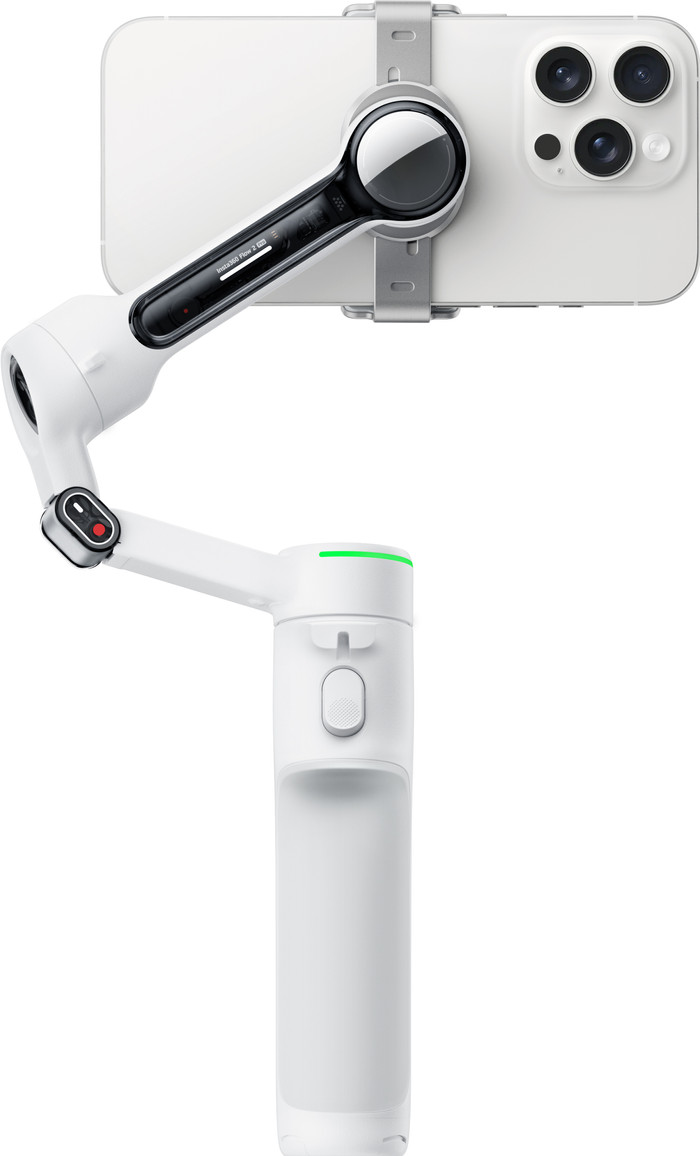 Insta360 Flow 2 Pro Weiß rückseite