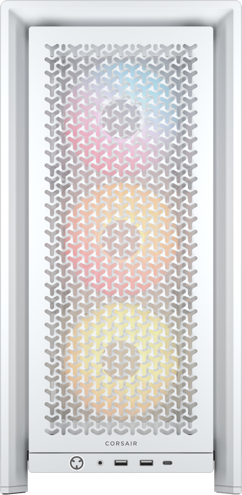 CORSAIR FRAME 4000D RS ARGB White front