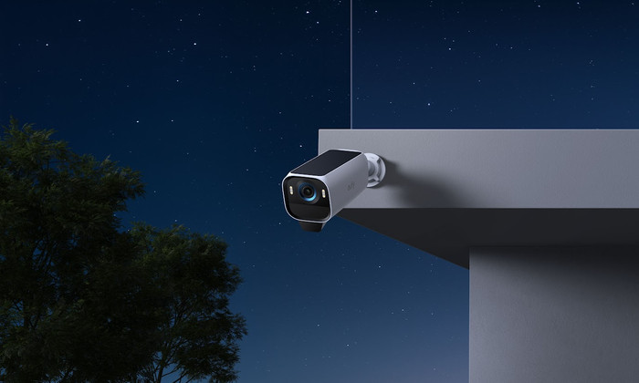 eufyCam S3 Pro 3er-Pack + Smart Display E10 produkt in gebrauch