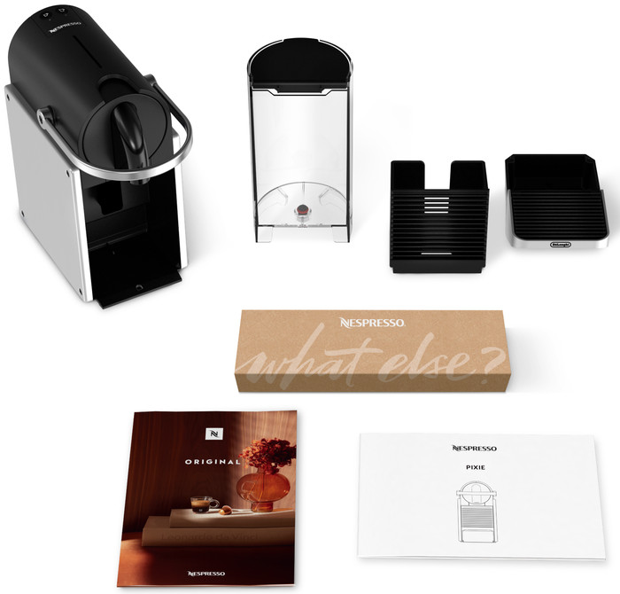 De'Longhi Nespresso Pixie EN127.S + Pierre Milk Frother accessory
