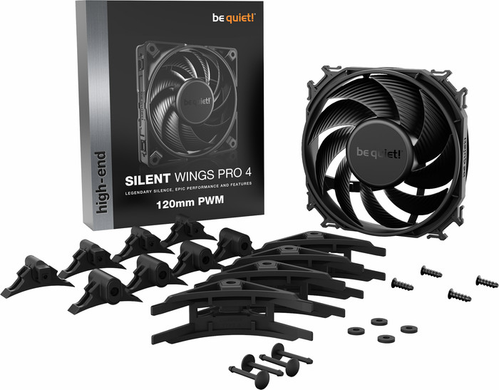 be quiet! SILENT WINGS PRO 4 120 mm PWM zubehör