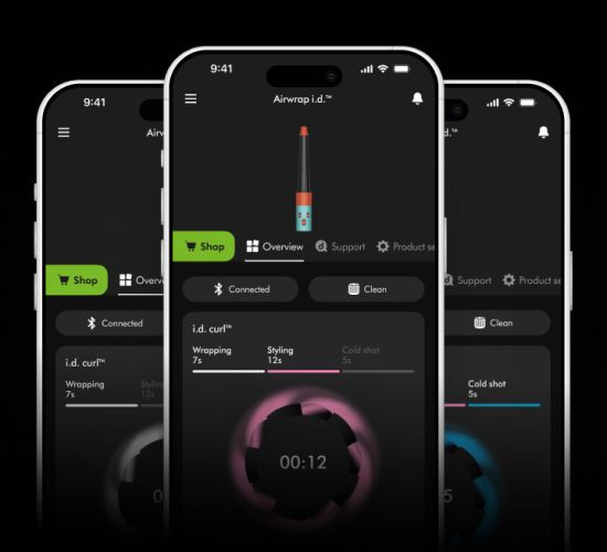 Dyson Airwrap i.d. Curly + Coily Samtrot/Gold visueller lieferant