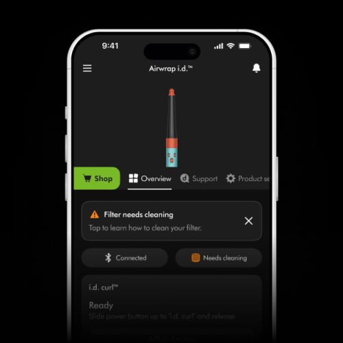 Dyson Airwrap i.d. Curly + Coily Samtrot/Gold visueller lieferant