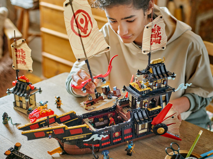 LEGO NINJAGO The Temple Bounty 71848 product in use