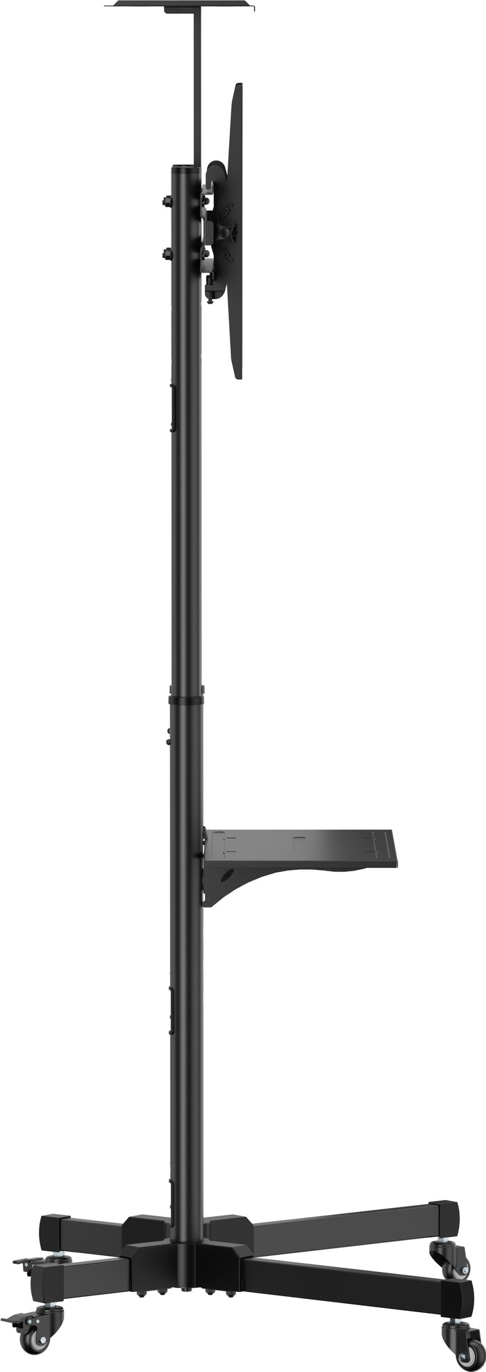 BlueBuilt Mobiler TV-Ständer 32-70 Zoll linke seite