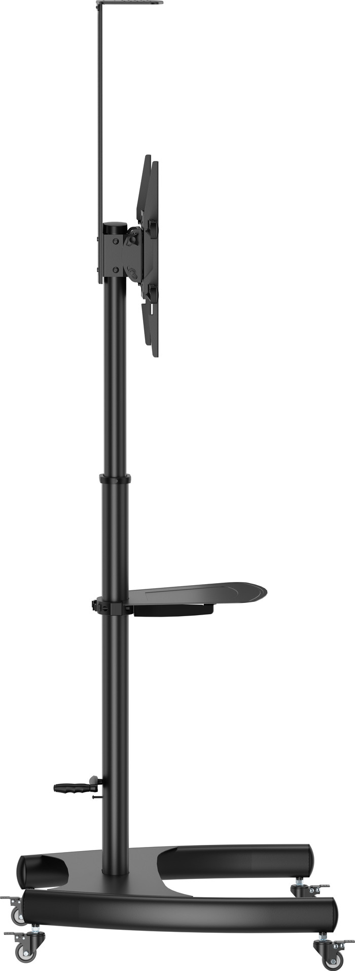 BlueBuilt Verstellbarer Mobiler TV-Ständer 37-70 Zoll linke seite