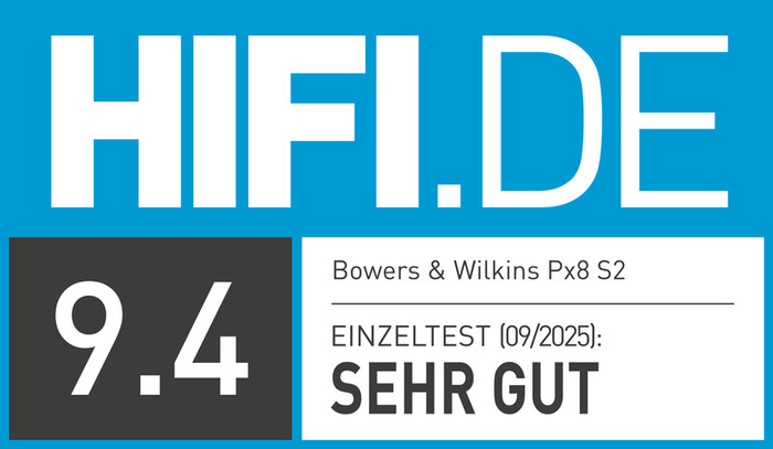 Bowers & Wilkins PX8 S2 Beige produkt in gebrauch