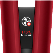 Dyson Airstrait Samtrot/Gold detail